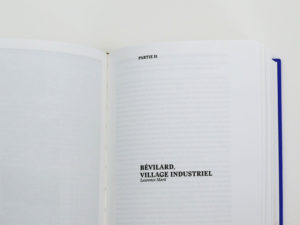 Partie 2 de l'ouvrage Bévilard dans l'Histoire - Village industriel écrite par Laurence Marti, historienne. Reliure au fil.