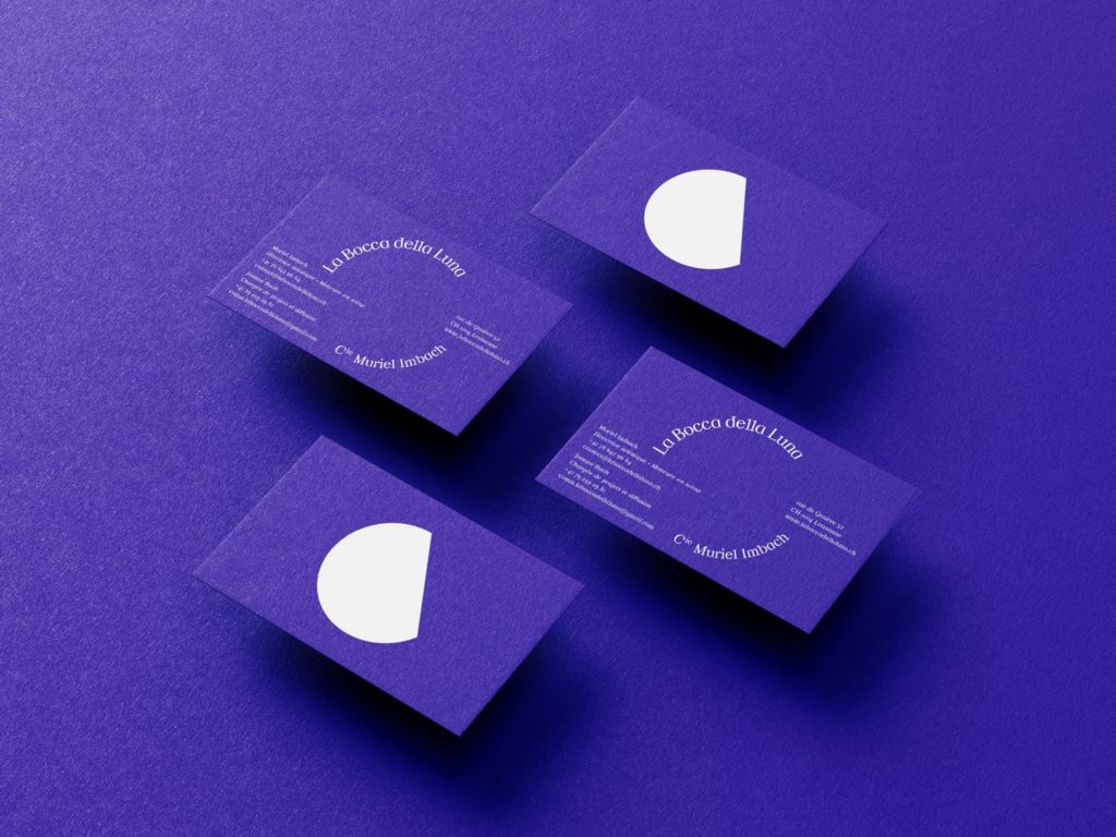 Cartes de visite - La Bocca della Luna